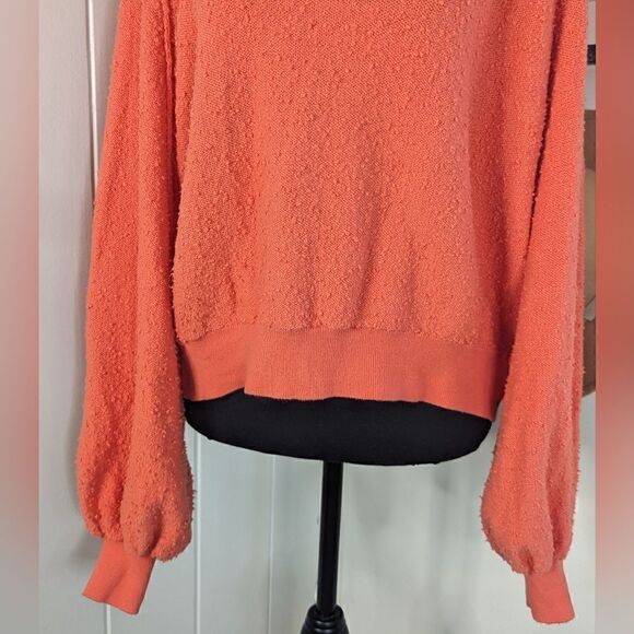 Free People Pullover Sweater Cactus Bloom XS Coastal Cowgirl Boho Cottagecore - Picture 5 of 10